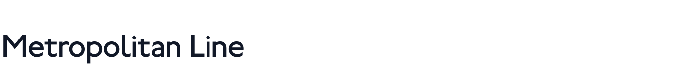Metropolitan Line — MetropolitanLine-Regular.otf