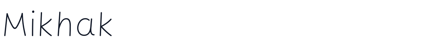 Mikhak — Mikhak-DS1-ExtraLight.ttf