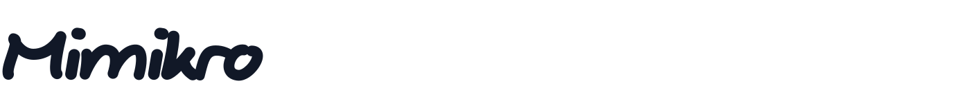 Mimikro — Mimikro-Regular.otf