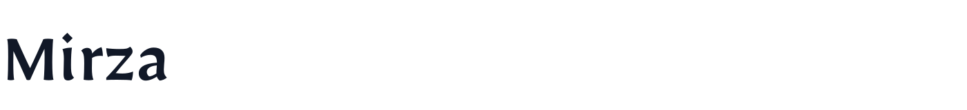 Mirza — Mirza-Medium.ttf