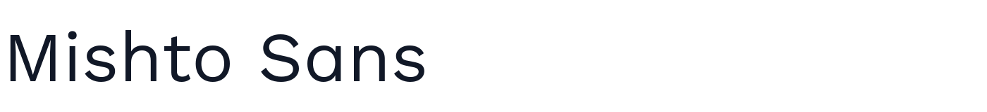 Mishto Sans — MishtoSans-Variable.ttf