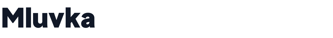 Mluvka — Mluvka-Black.otf