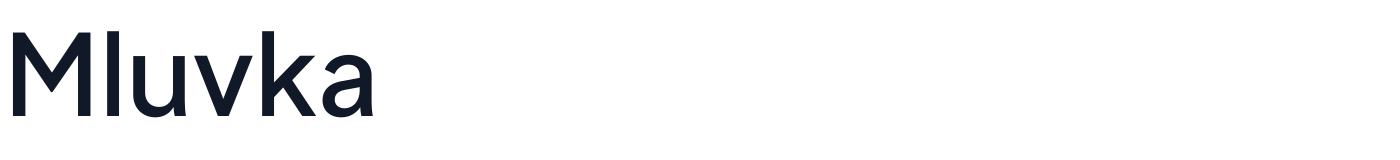 Mluvka — Mluvka-Medium.otf