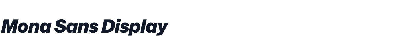 Mona Sans Display — MonaSansDisplay-BlackItalic.otf