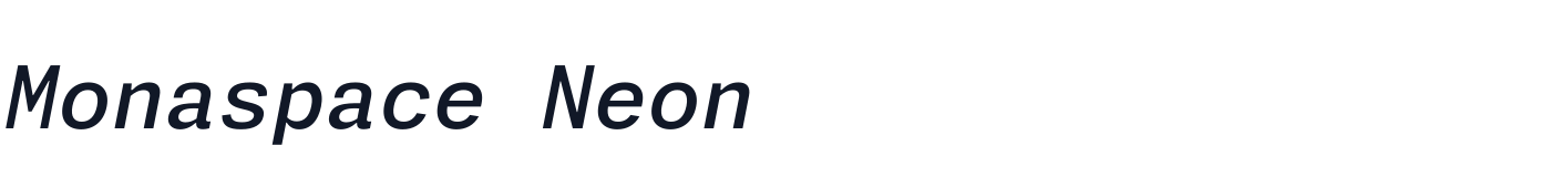 Monaspace Neon — monaspace-neon-latin-500-italic.ttf