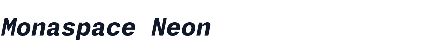 Monaspace Neon — monaspace-neon-latin-800-italic.ttf