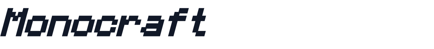 Monocraft — Monocraft-Bold-Italic.otf