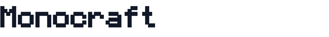 Monocraft — Monocraft-Bold.otf