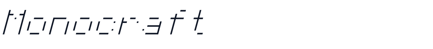 Monocraft — Monocraft-ExtraLight-Italic.ttf