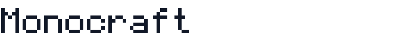 Monocraft — Monocraft.otf