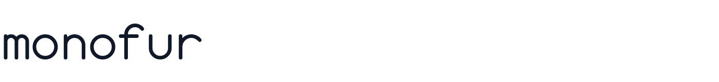 monofur — monofur-regular.ttf