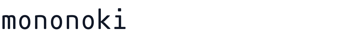 mononoki — mononoki-Regular.ttf
