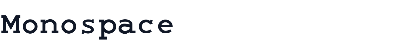 Monospace — MonospaceBold.ttf