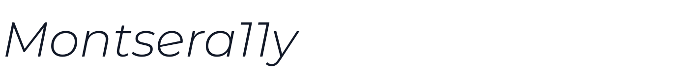 Montsera11y — Montsera11y-LightItalic.ttf