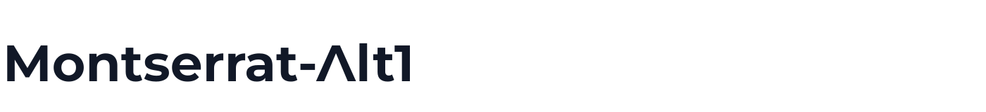Montserrat-Alt1 — MontserratAlt1-Bold.ttf