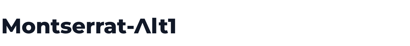 Montserrat-Alt1 — MontserratAlt1-ExtraBold.otf
