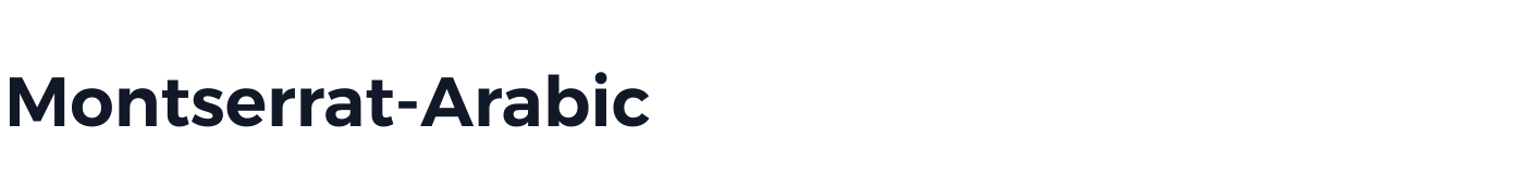 Montserrat-Arabic — Montserrat-Arabic-SemiBold.otf