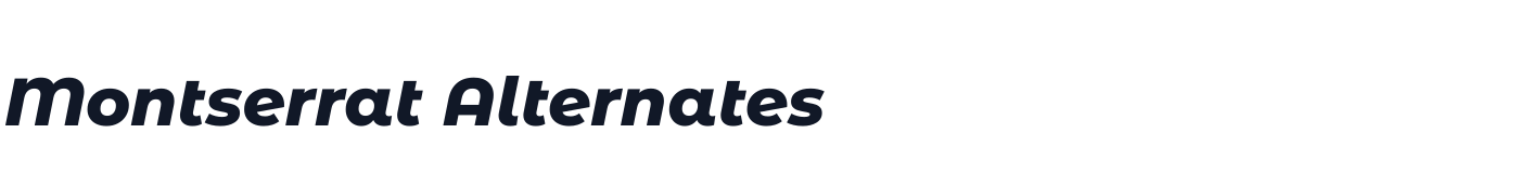 Montserrat Alternates — MontserratAlternates-ExtraBoldItalic.ttf