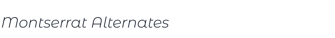 Montserrat Alternates — MontserratAlternates-LightItalic.ttf