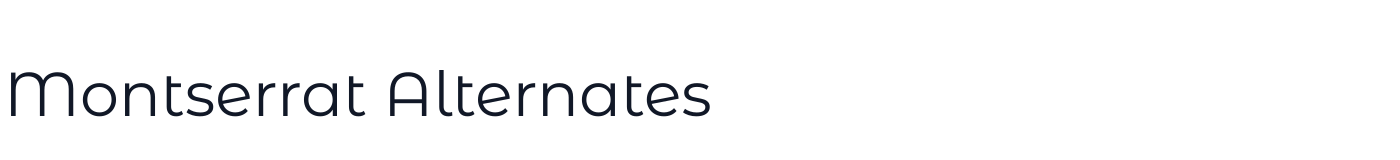 Montserrat Alternates — MontserratAlternates-Regular.ttf