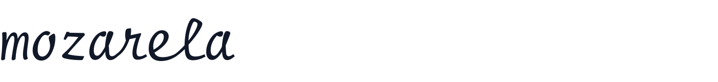 mozarela — mozarela-Italic.otf