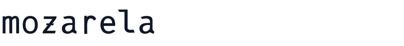 mozarela — mozarela-Regular.otf