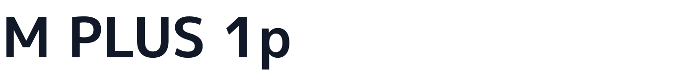 M PLUS 1p — MPLUS1p-Bold.ttf