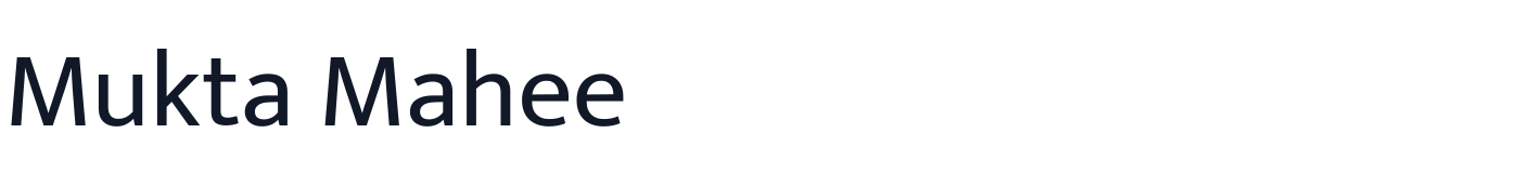 Mukta Mahee — MuktaMahee-Regular.ttf