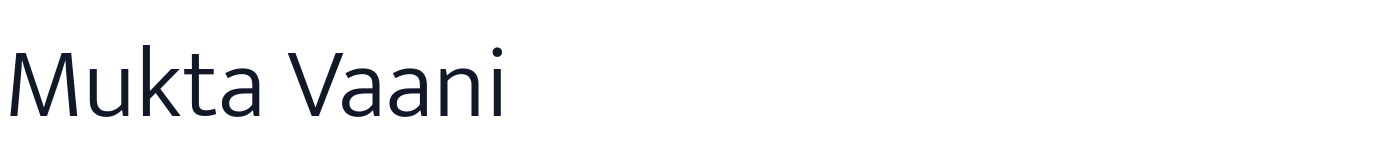 Mukta Vaani — MuktaVaani-Light.ttf