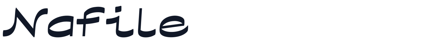 Nafile — Nafile-Bold.otf