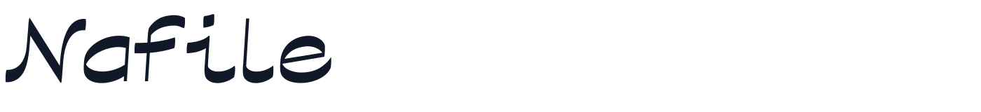 Nafile — Nafile-CondensedRegular.otf