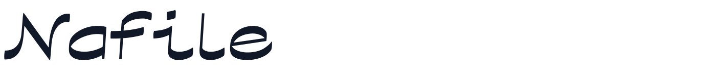 Nafile — Nafile-NarrowRegular.otf