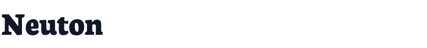 Neuton — Neuton-ExtraBold.ttf