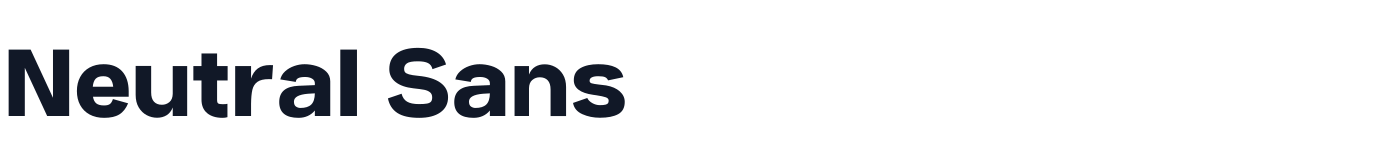 Neutral Sans — NeutralSans-Black.ttf