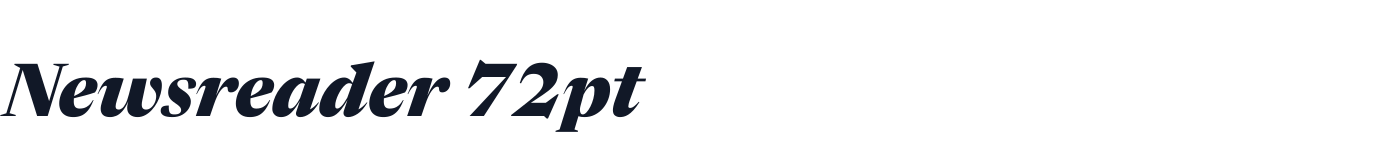 Newsreader 72pt — Newsreader72pt-ExtraBoldItalic.ttf