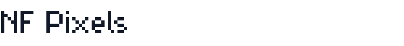 NF Pixels — NFPixels-Regular.otf