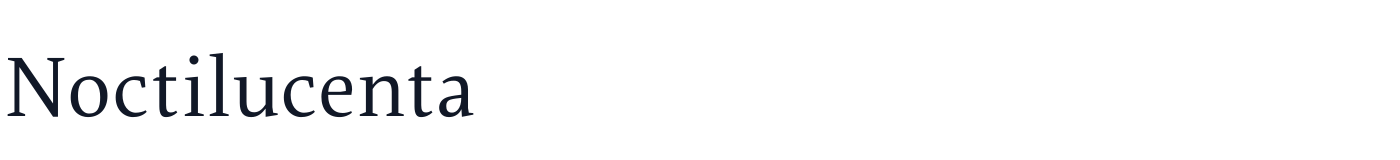 Noctilucenta — Noctilucenta-Regular.otf
