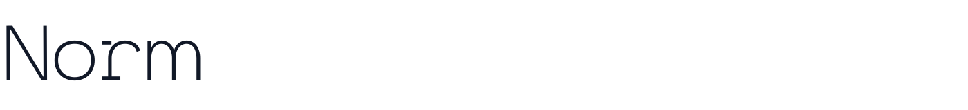 Norm — Norm-Extralight.otf