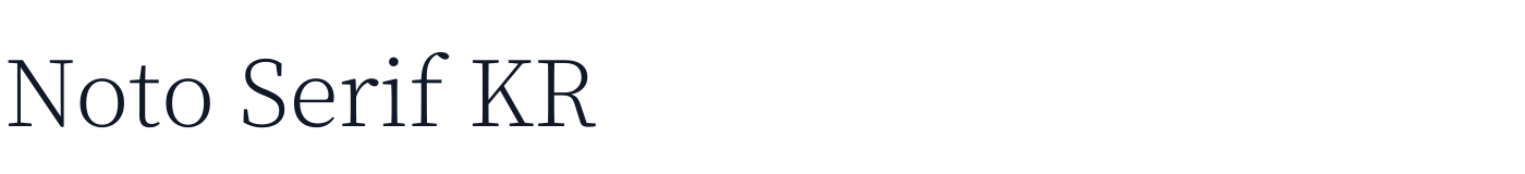 Noto Serif KR — noto-serif-kr-latin-200-normal.ttf