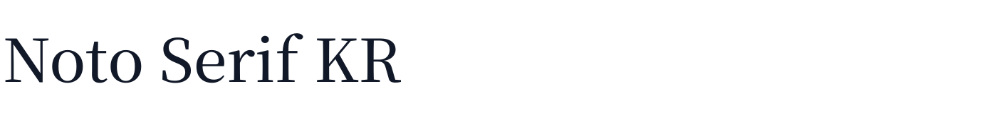 Noto Serif KR — noto-serif-kr-latin-500-normal.ttf