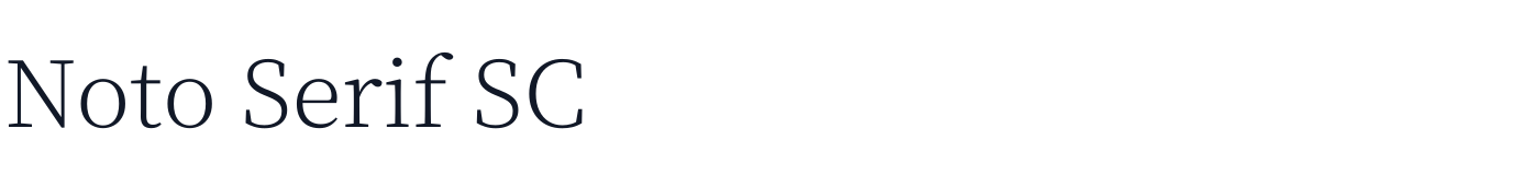 Noto Serif SC — noto-serif-sc-latin-200-normal.ttf
