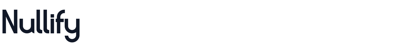 Nullify — Nullify-Regular.otf