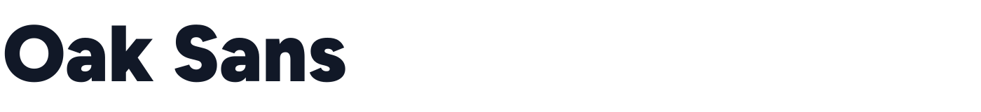 Oak Sans — OakSans-Black.ttf