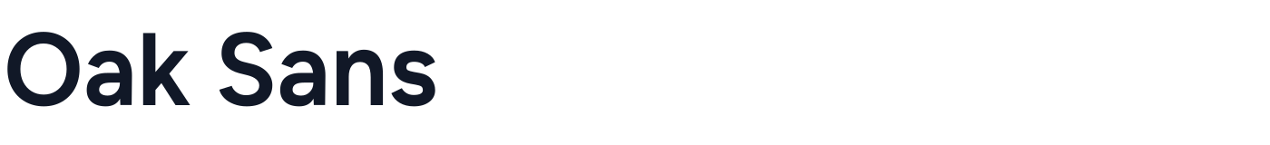 Oak Sans — OakSans-SemiBold.ttf