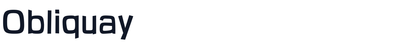 Obliquay — ObliquayBold.otf