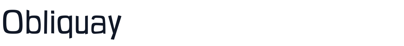 Obliquay — ObliquayRegular.otf