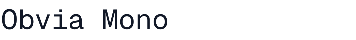 Obvia Mono — ObviaMono-Variable.ttf