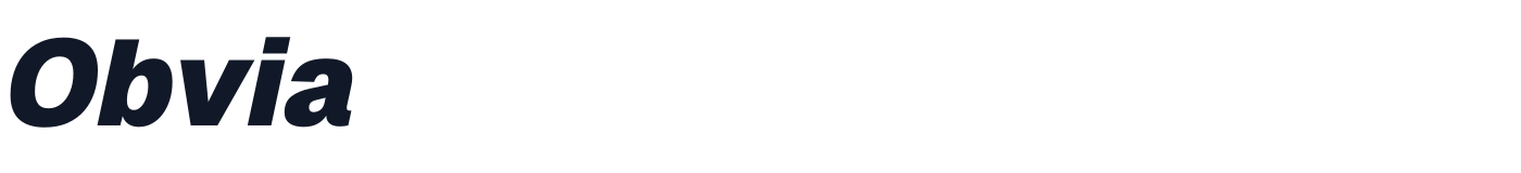 Obvia — Obvia-BlackItalic.ttf