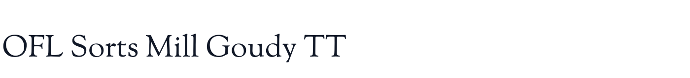 OFL Sorts Mill Goudy TT — OFLGoudyStMTT.ttf