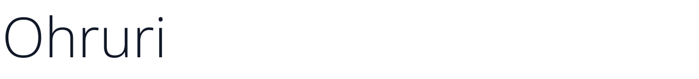 Ohruri — Ohruri-Light.ttf